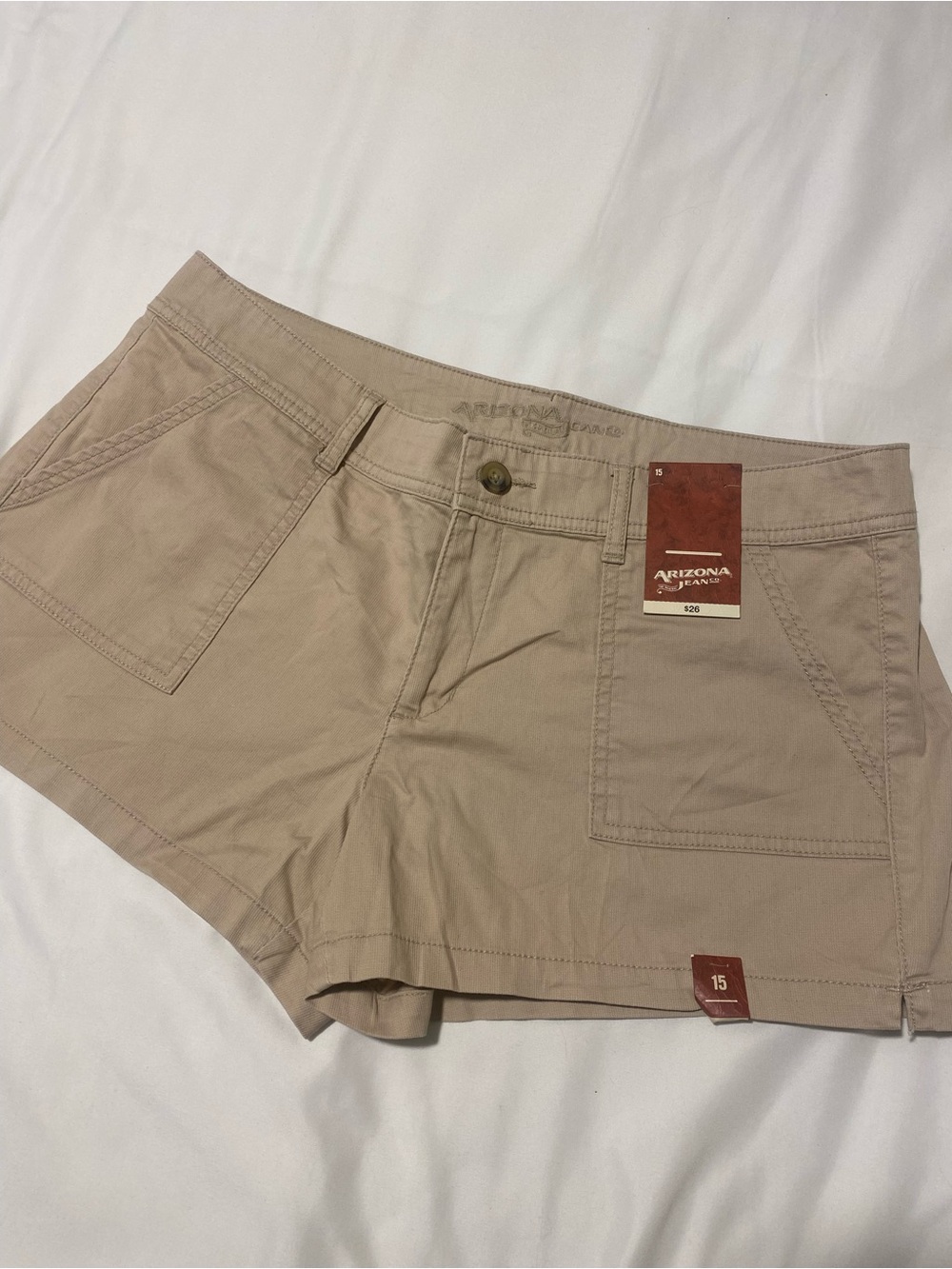 Arizona Jean Company Tan Utility Shorts